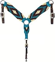 Vista 19 de Collar de Pecho de Mohair Occidental Personalizable Hecho a Mano de Cheval's para Caballos, Collares de Pecho Ecuestres para Caballos -(MB 5-Full)