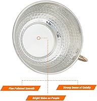 Vista 7 de Taza de espuma de cobre, accesorio de aseo tradicional martillado a mano turco, cuenco de afeitar de seguridad y soporte para cepillo, utensilio
