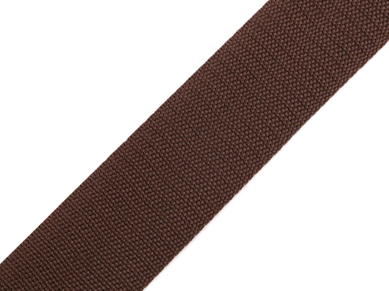 cyclingcolors Polypropylene Webbing Strap 40mm Wide 25 Metres Rope for Backpacks, Furniture, Chairs, Haberdashery, Clothing, Dark Brown