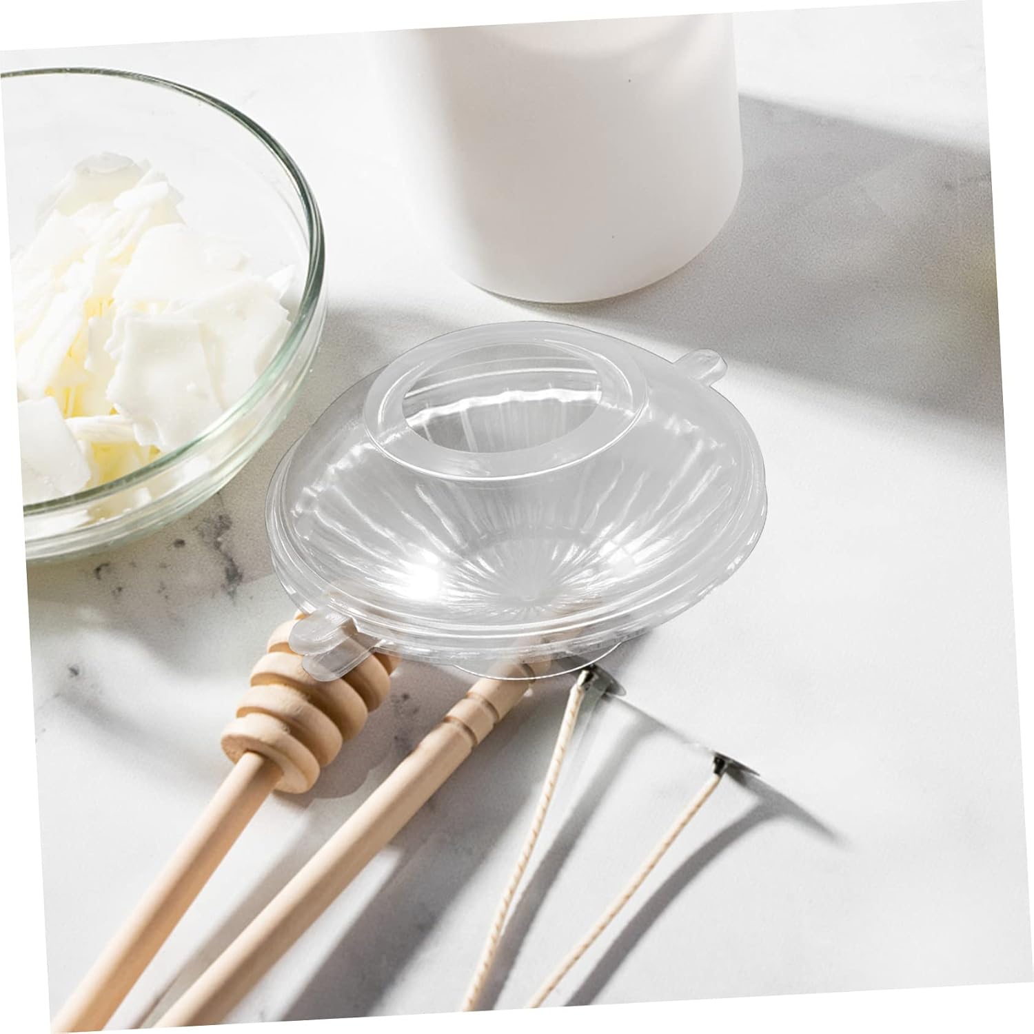 2pcs Floating Candle Mold for DIY Candle Making for Home Decor and Events