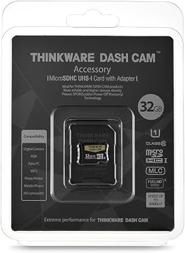 THINKWARE TWA-SMU32 UHS-I 32 GB MICROSD Card | Anti File Corruption | for Dash Cam
