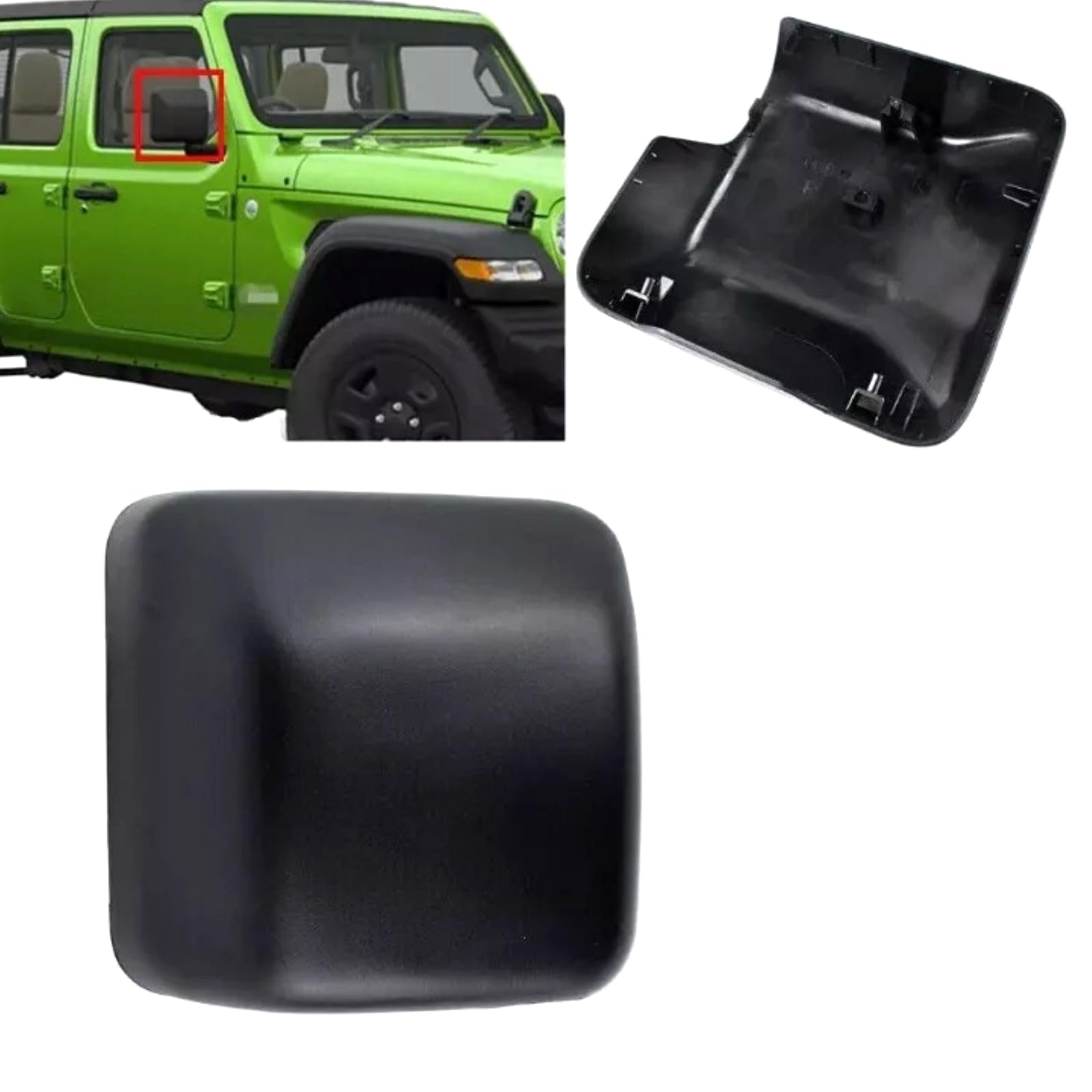 Osłona lusterka samochodowego do Wrangler JL 2018-2023 Gladiator 2020-2025