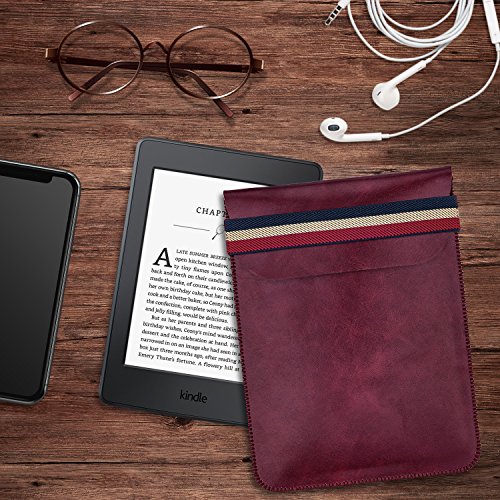 Walnew Sleeve For 6 Inch Kindle - Slim Pouch For Kindle 2019/Kindle Paperwhite/Kindle Voyage/Kindle (8Th Gen, 2016)/Kindle 4/5/Kindle Touch Protective Insert Pouch Cover Case Bag thumb #6
