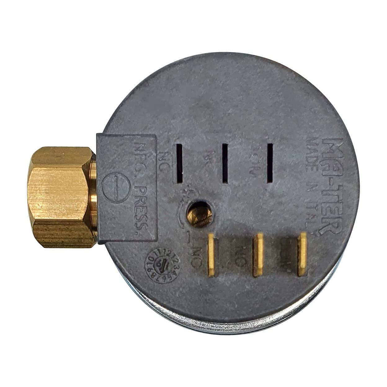 Mater DR1 przełącznik różnicowy 1/4 cala | 50 mbar | maks. 125 V AC