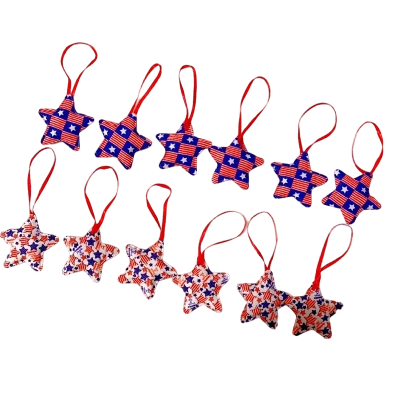 Patriotic Hanging Ornament 4Th of July Independence Day Tree Ornament for Holiday Wedding Veterans Days Tree Decorations Patriotic Hanging Decorations for
