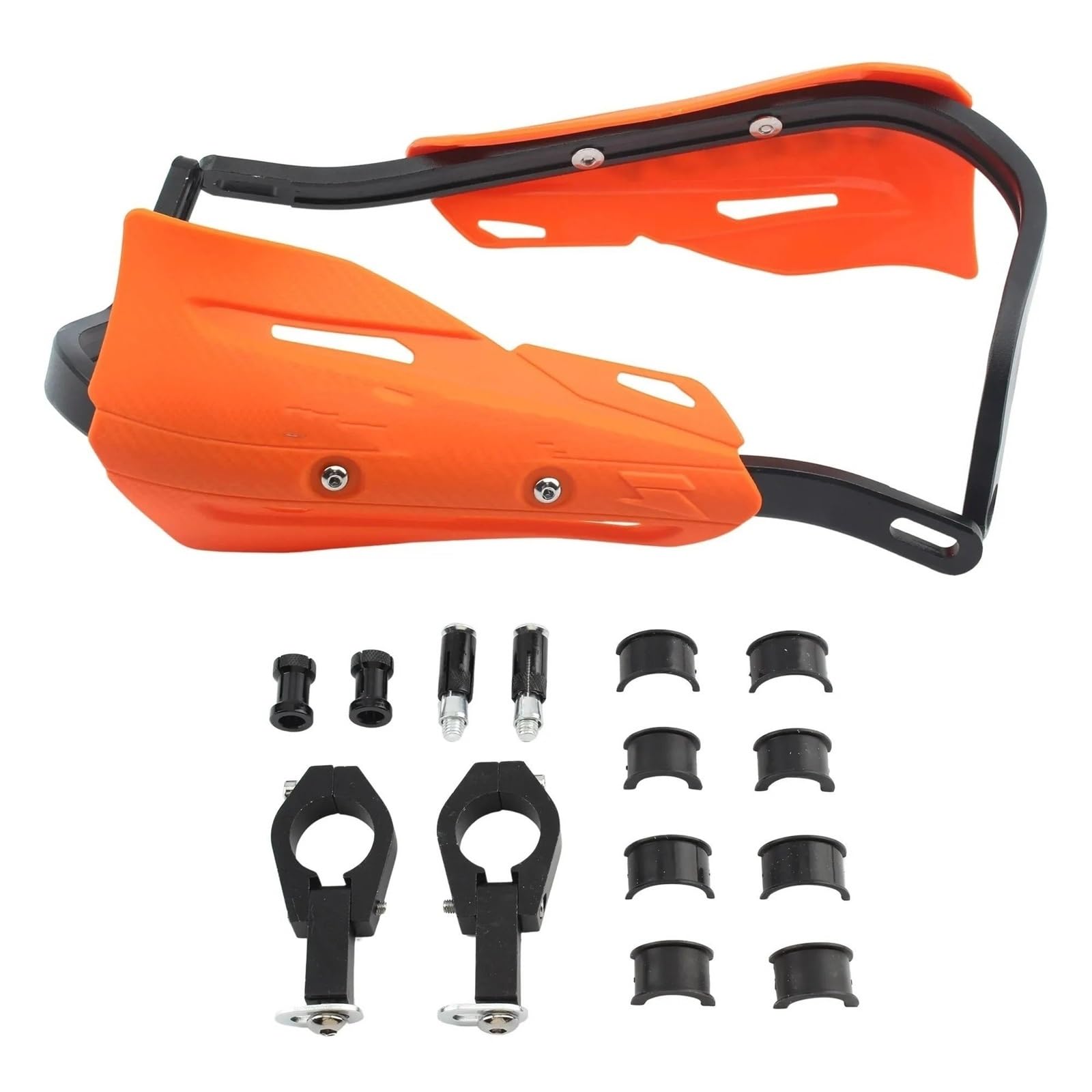 Leva freno Manubrio Paramani Adatto per Yamaha KLX KXF YZF WRF Dirt Bike Enduro Motocross Moto 22 28mm Protezione Della Mano Paramani Manubrio(Orange)