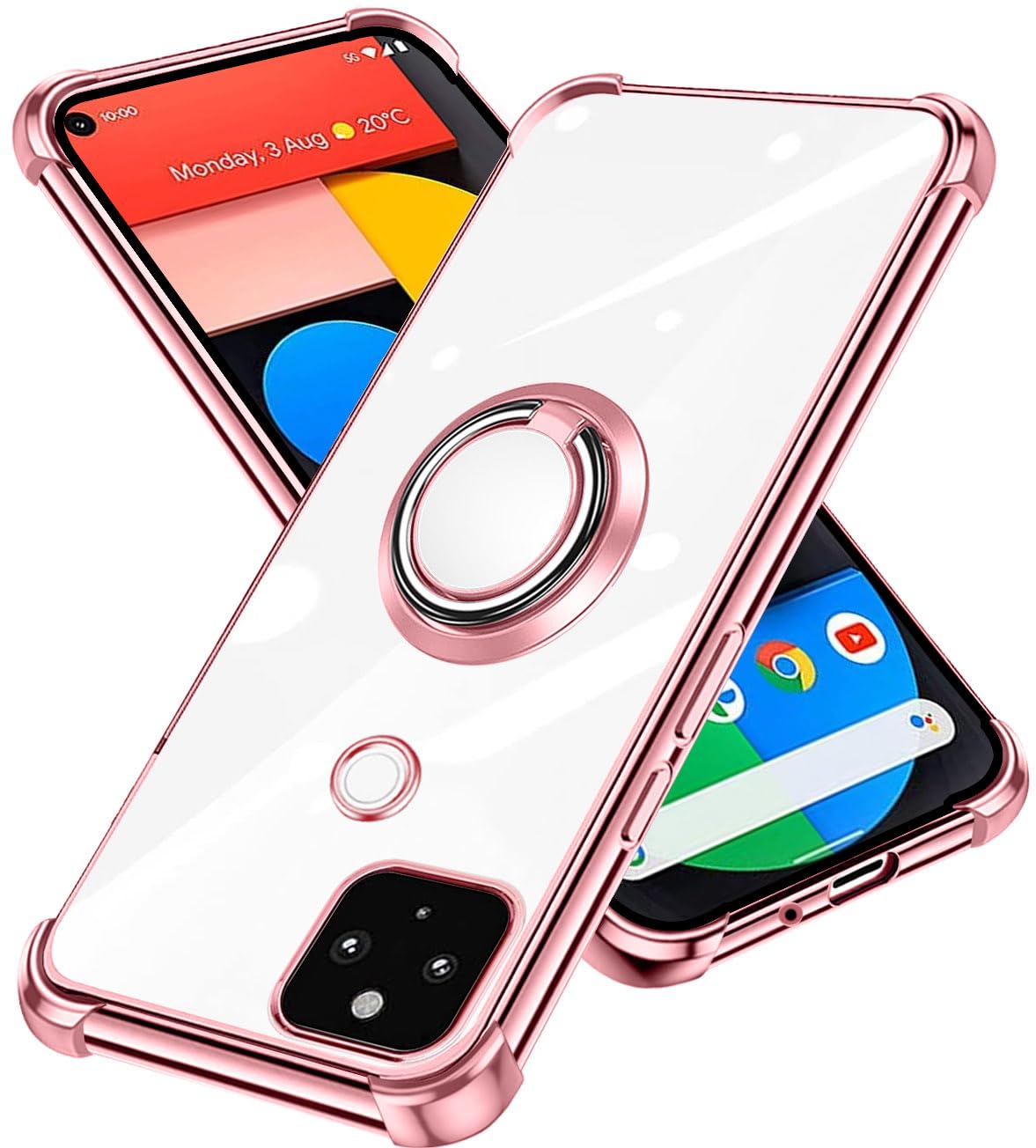 Amazon.co.jp: nahailun Google pixel 5a ケース クリア リング