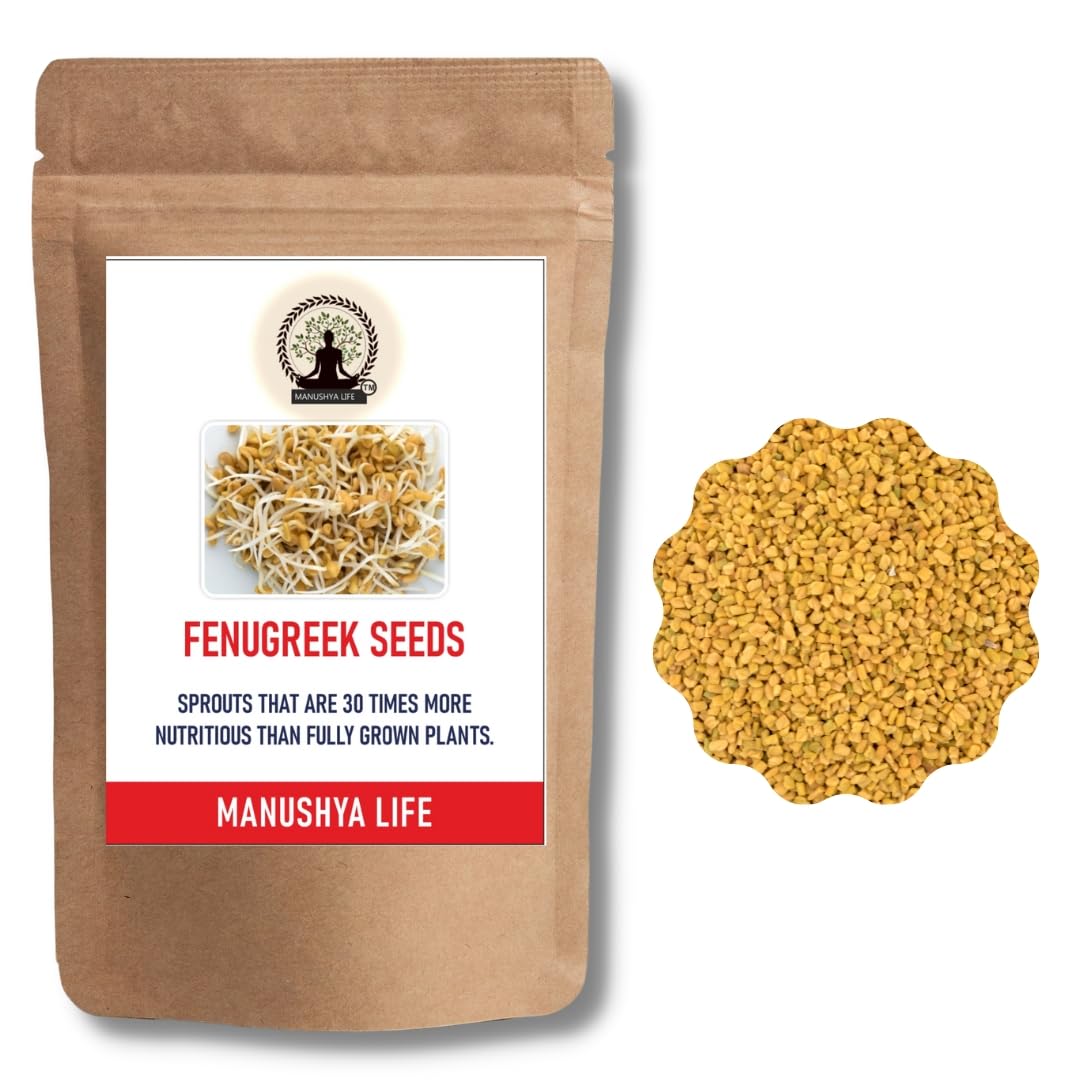 Manushya Life | Fenugreek Seeds for Sprouting | Fenugreek Seeds | Satvic Lifestyle | Sproutings Seeds | 750 gm (B0CFVXQKVY) Amazon Price History, Amazon Price Tracker