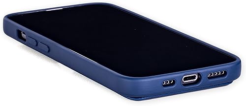 Miniatura 7 de Dockem Funda tipo cartera para iPhone 13 Pro con carcasa de silicona líquida, placa de metal integrada para montaje magnético y 2 bolsillos para