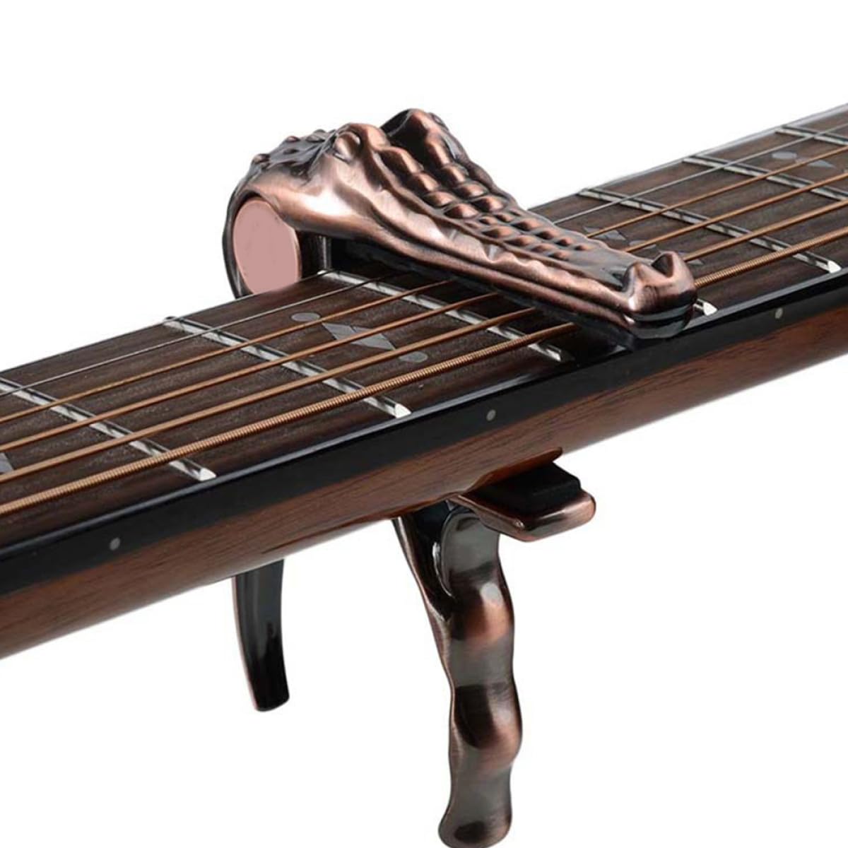 HEMOTON Cejilla De Guitarra Acústica/eléctrica De 3 Piezas Accesorio De Afinación Material Seguro Y Resistente.