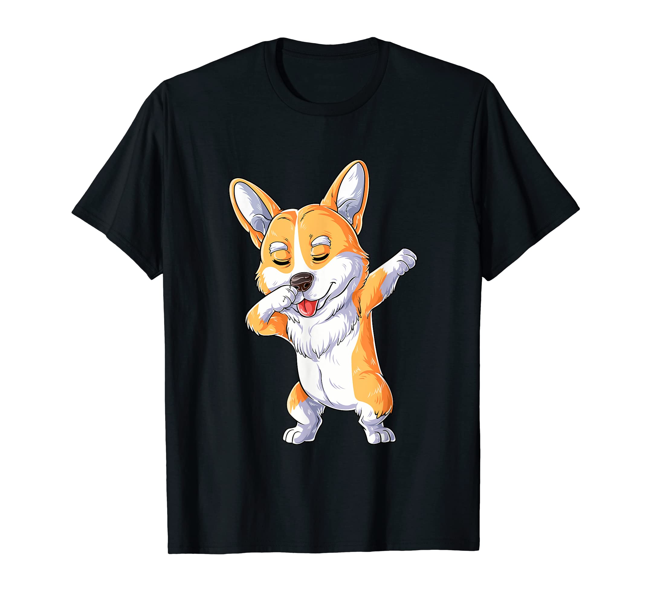 Corgis by Joy HausCorgi Cute Dabbing T-Shirt Funny Dab Dance Gift T-Shirt