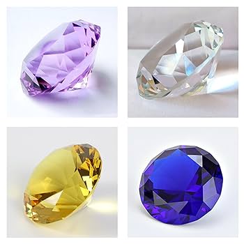 Amazon | Shantia クリスタル 水晶 ダイヤモンドカット 80mm