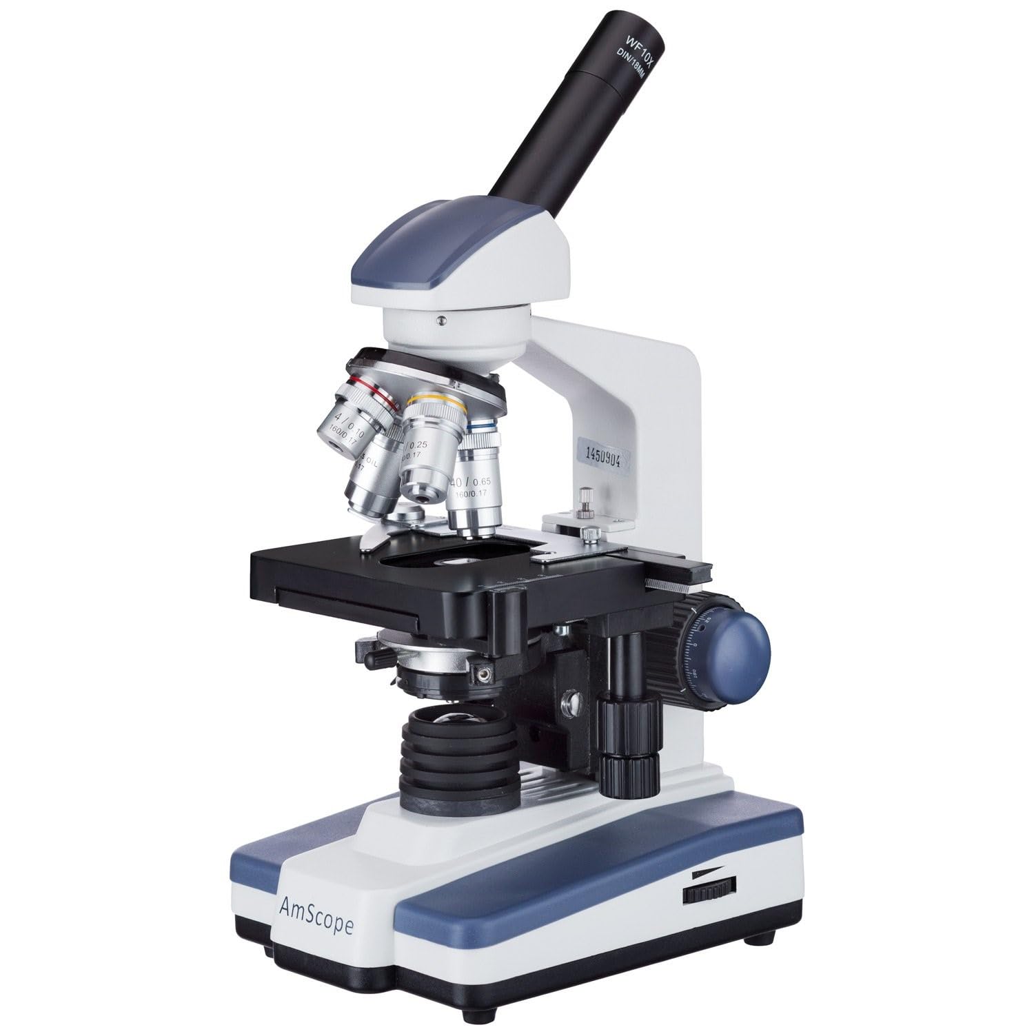 40X-2500X LED Digital Monoculaire Compound Microscope avec scène 3D