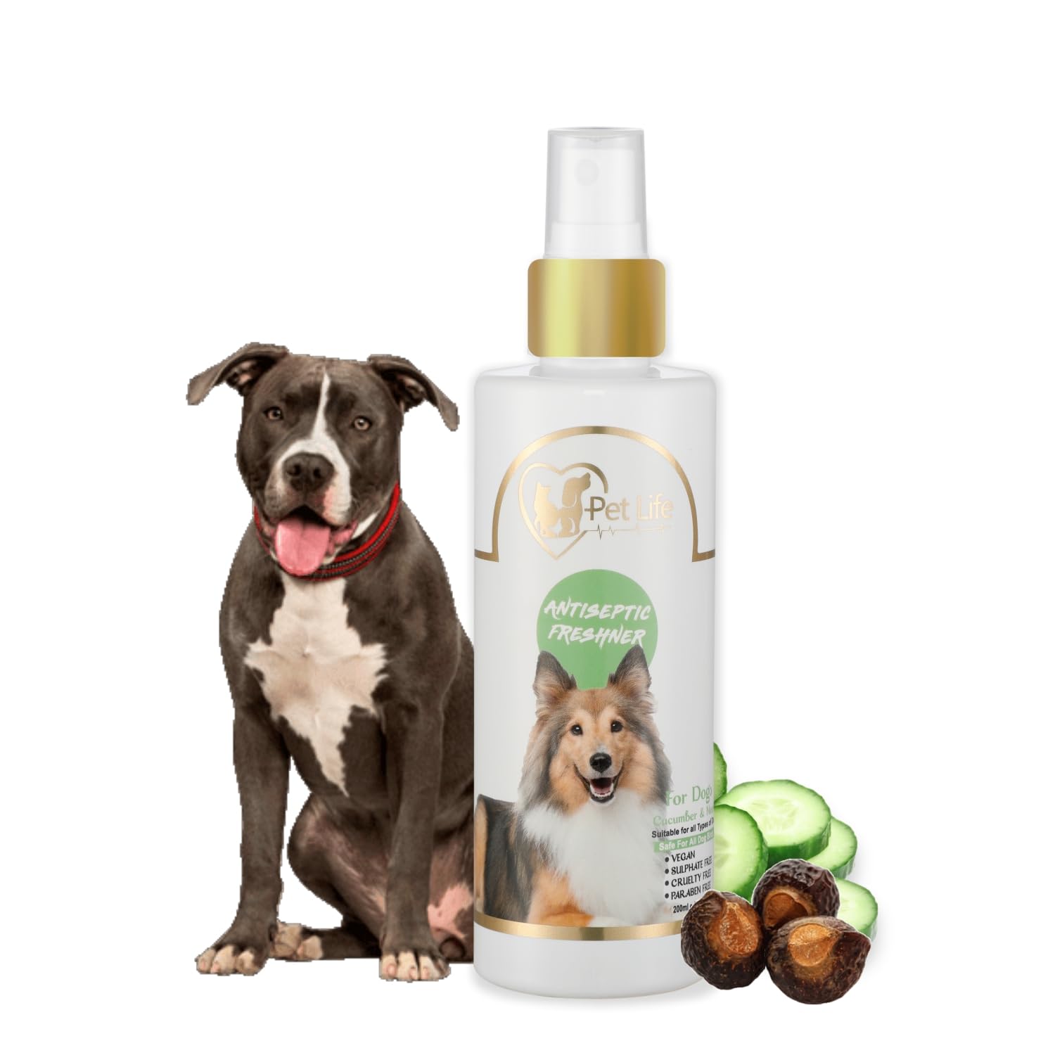 Pet Life Antiseptic Freshener Spray for Pit Bull Dog & Puppy | Dog Deodorant -Odor Eliminator, Safe Deodorizer, Dog Coat Smell, Body Bad Odor -Pet Friendly Deodorant for All Dog Breed- 200Ml (B0B6GMBVJM) Amazon Price History, Amazon Price Tracker