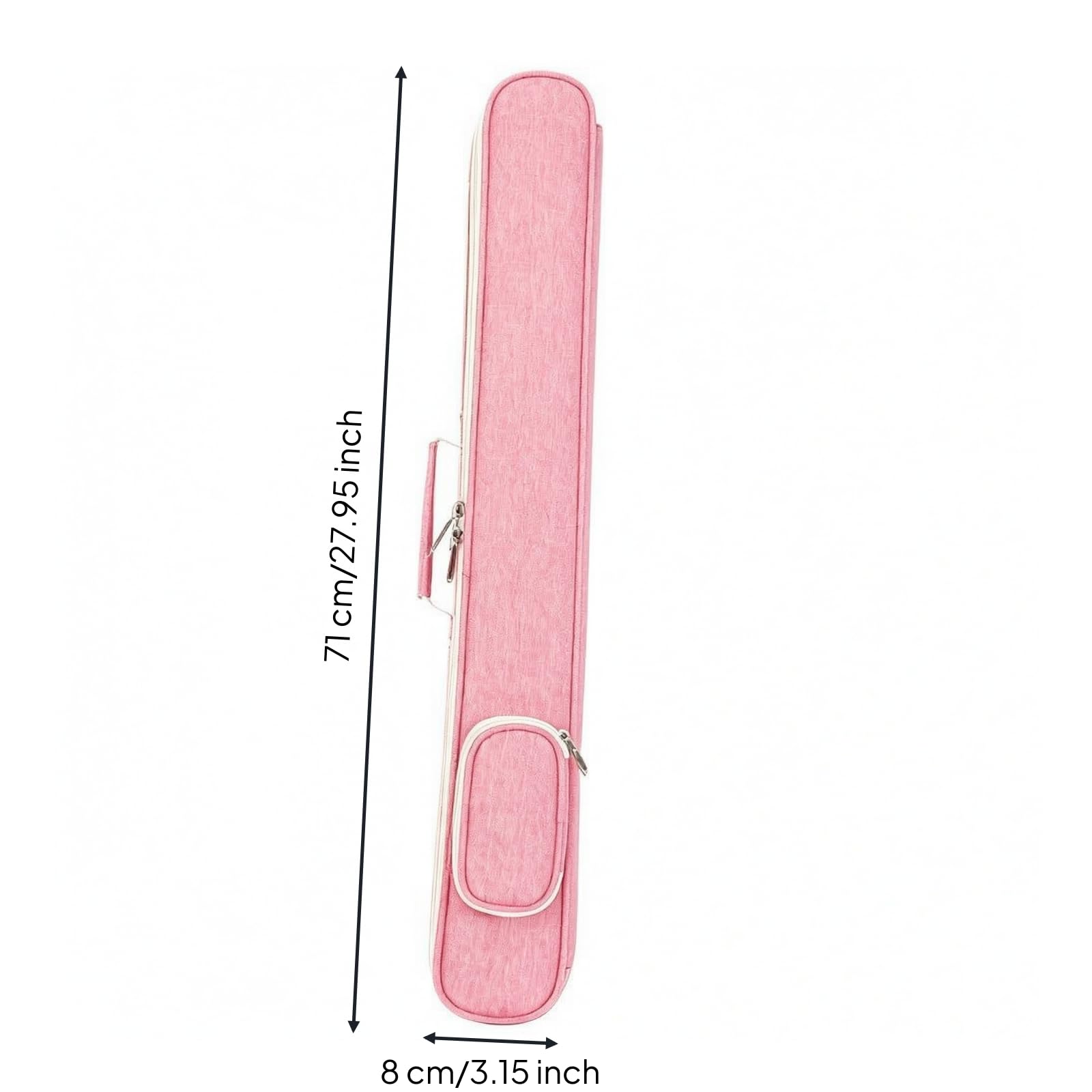 Funda Flauta con Asa y Correa Ajustable Acolchado Bolsa Flauta Resisn para Ensayos, Actuaciones