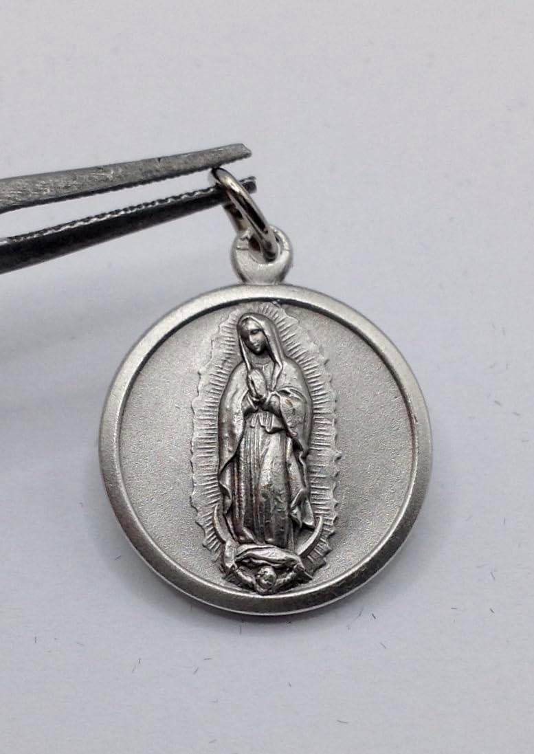 I G J OUR LADY OF GUADALUPE MEDAL (THE TILMA OF GUADALUPE)- THE PATRON SAINTS MEDALS - 100% MADE IN ITALY - Image 2