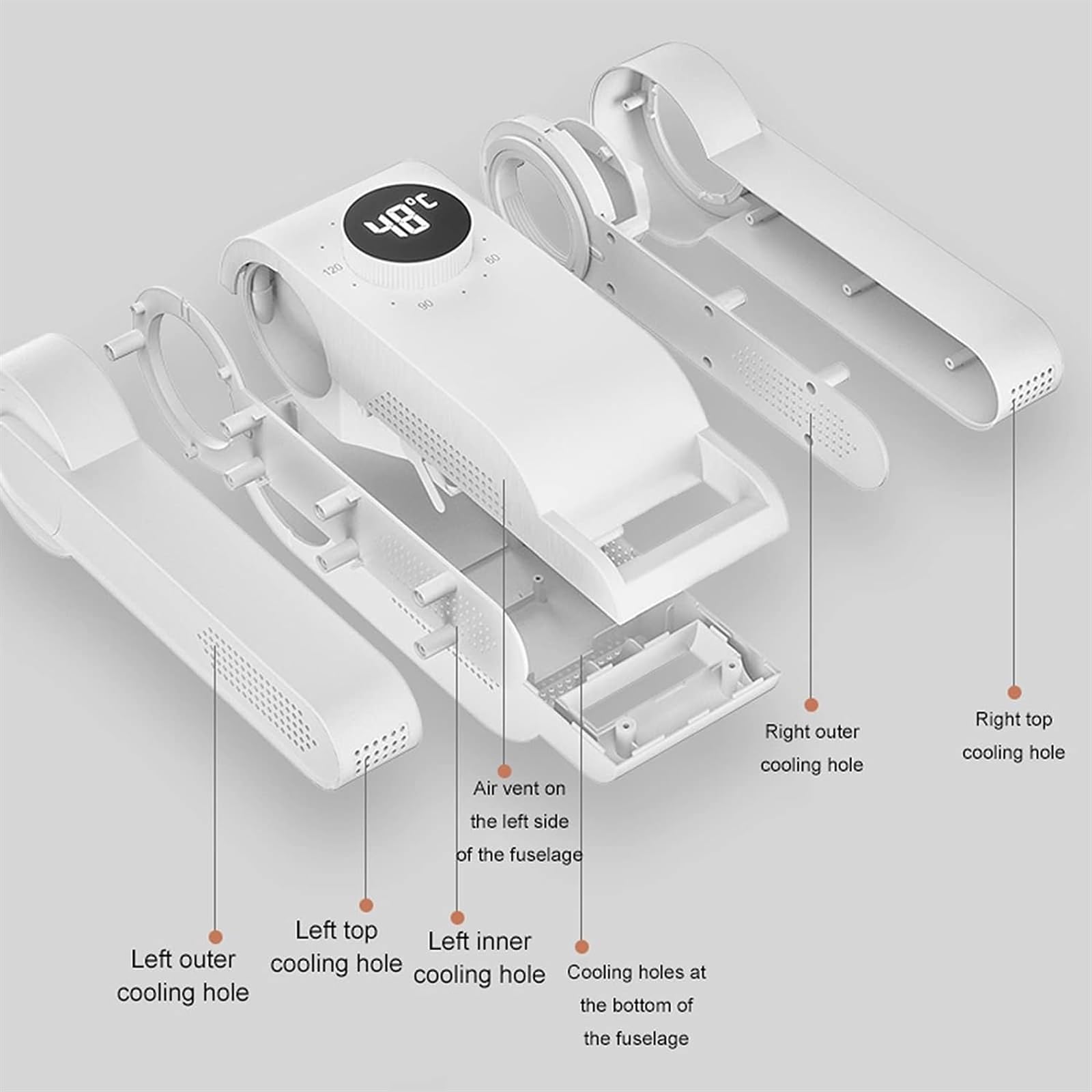 Vmxlso Seche Chaussure Electrique, Télescopique Sèche Chaussures