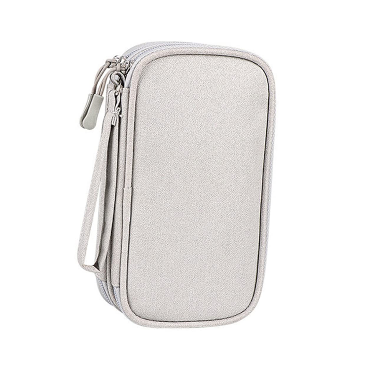 BRIGHTFUFU Hard Drive Case Phone Charger Portable Charger Travel Electronics Organiser Charger Portable Cargadores Portatiles Para Celular USB Cable Bag Charger Case Electronics Organizer