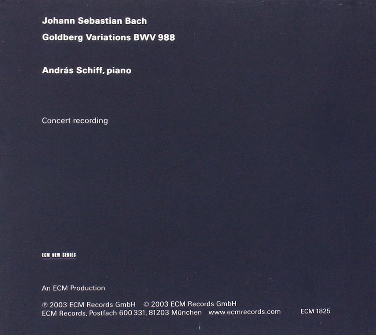 J.S. Bach: Goldberg Variations