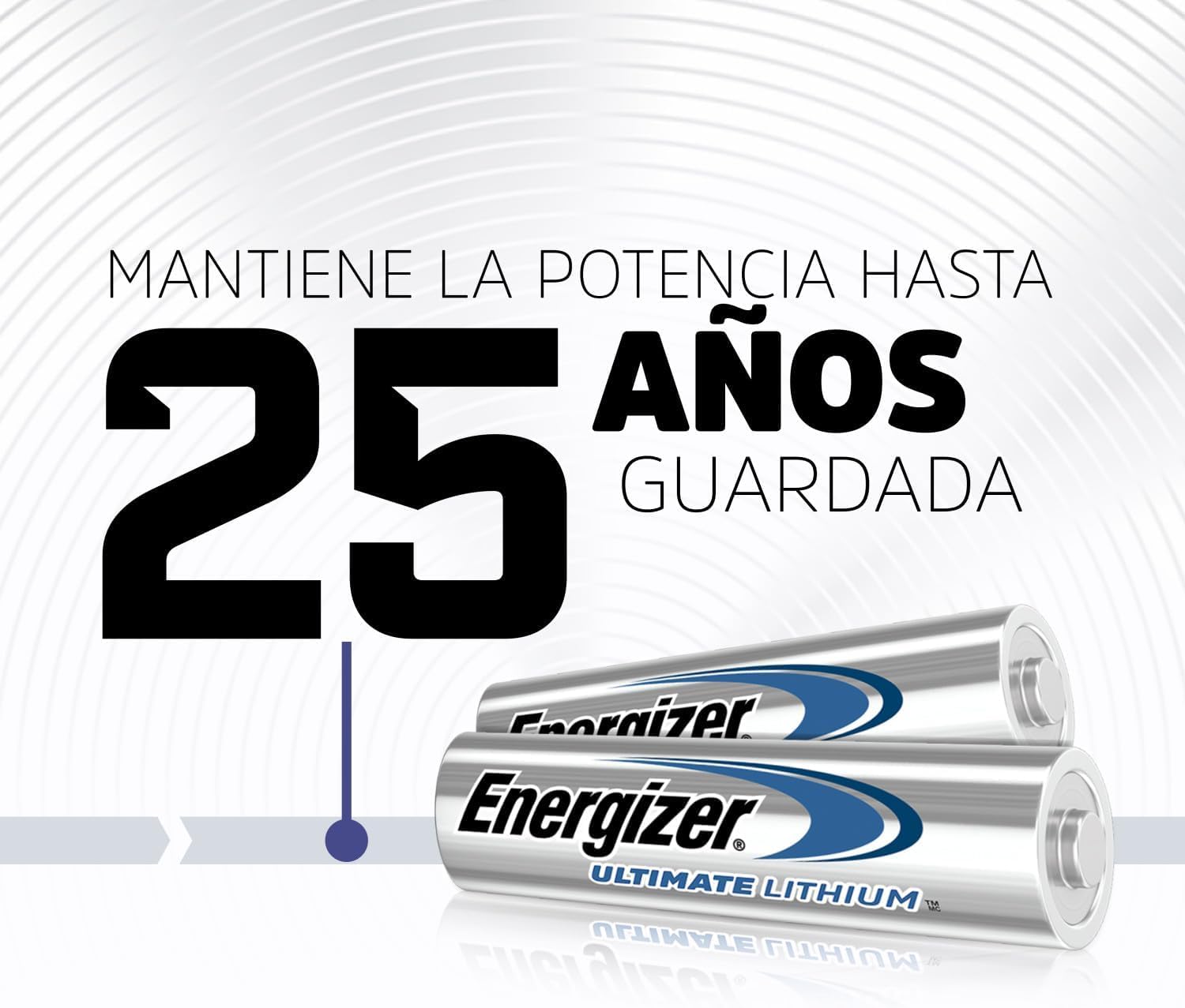 Energizer Ultimate Lithium AAA Pilas (Paquete de 4) - Una de Las Pilas AAA de Mayor duración del Mundo - para Dispositivos de Alto Consumo - Embalaje 100% reciclable - 25 años de Vida útil — view 2