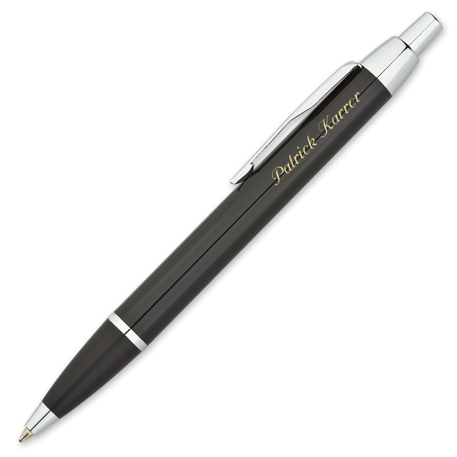 Parker Schreibset IM Schwarz C.C. mit Laser-Gravur Füllfederhalter und Kugelschreiber im LOGIC Geschenk-Etui