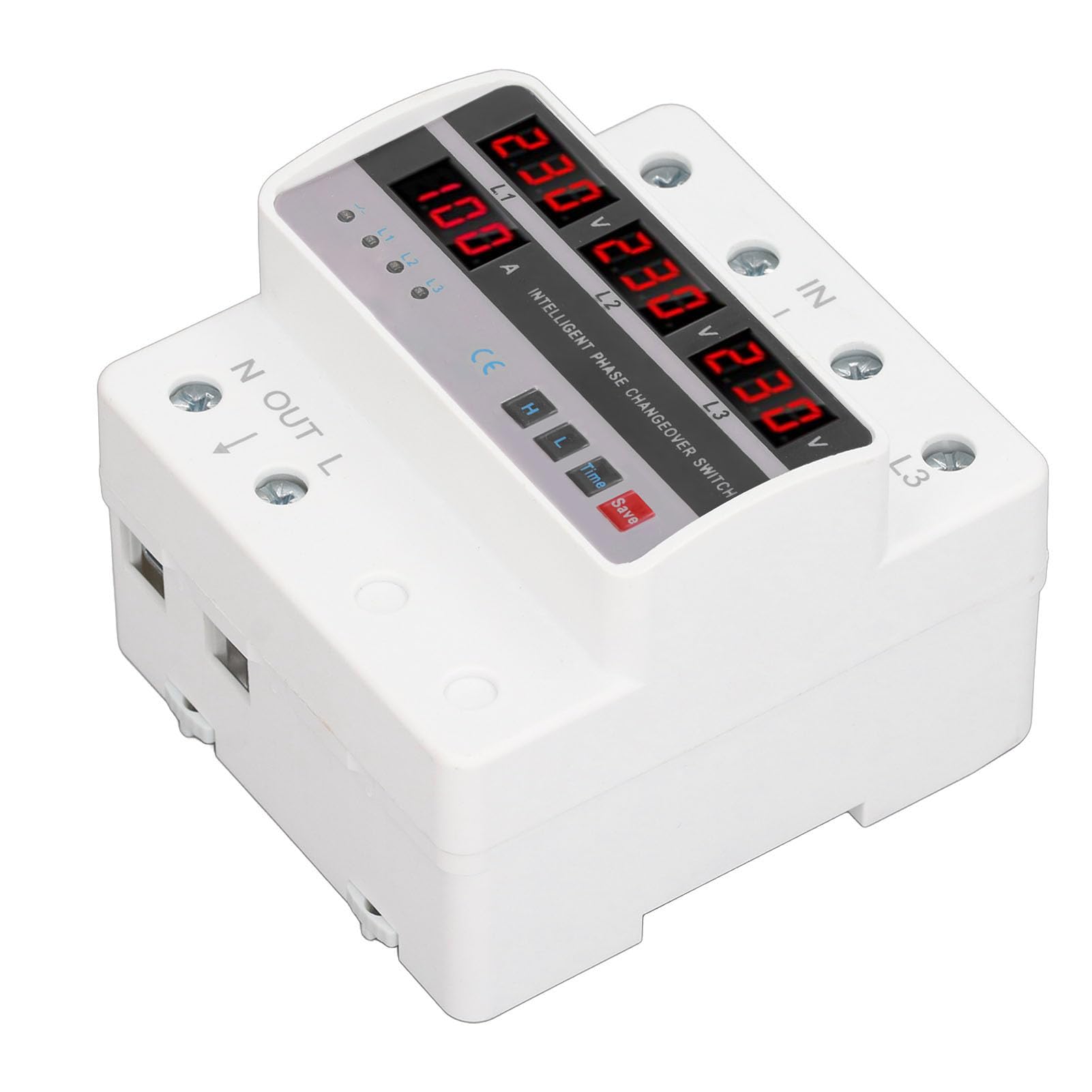 Interruttore di trasferimento di tensione XTevu, interruttore selettore 100A 3A, interruttore di alimentazione montato su binario DIN per AC220V, dispositivo di protezione