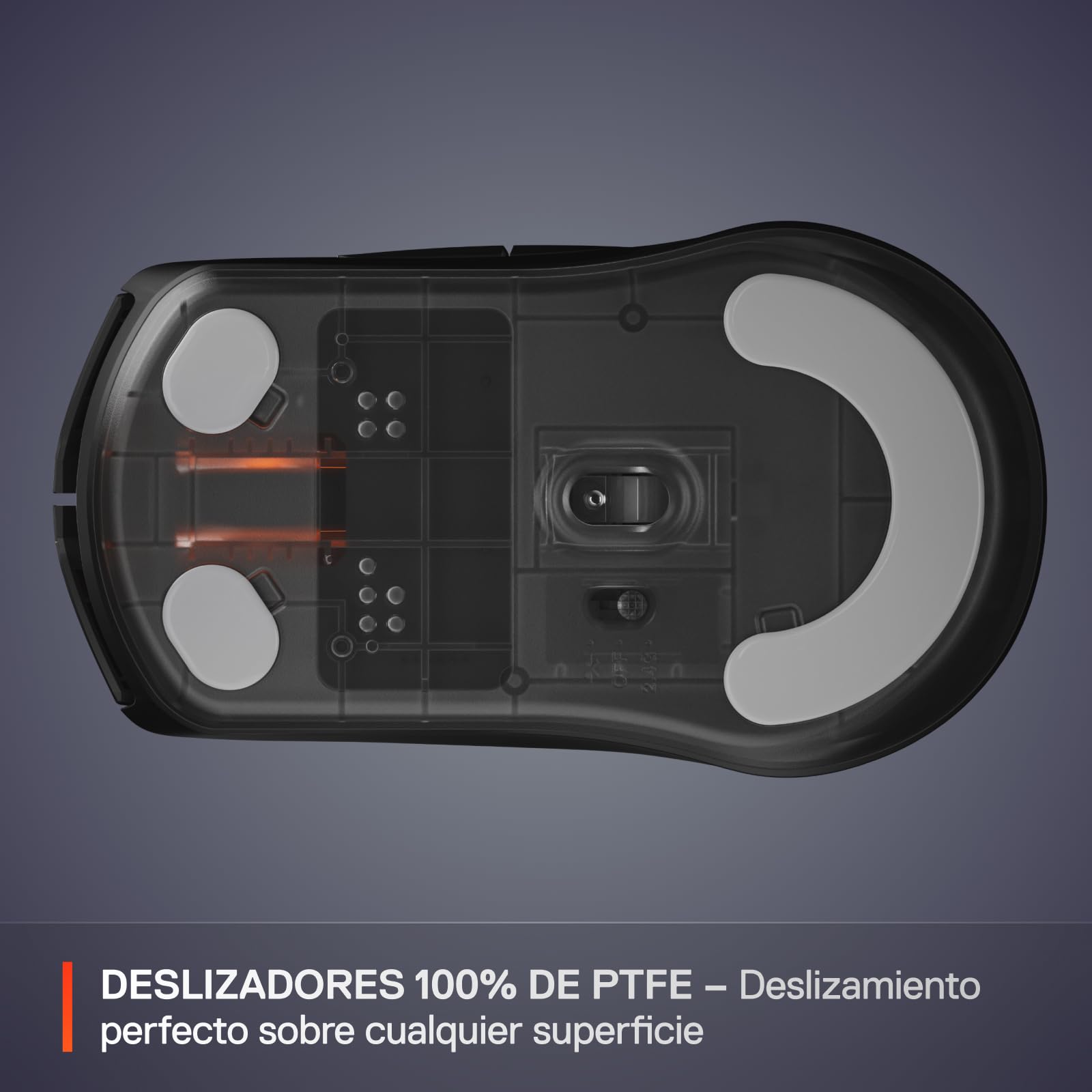 SteelSeries Rival 3 Wireless Gen 2 - Raton Gaming - 2,4GHz y Bluetooth - Sensor óptico TrueMove Air de 18000 dpi - Durabilidad de 60 M de clics - Ligero - Deslizadores 100% PTFE - Negro
