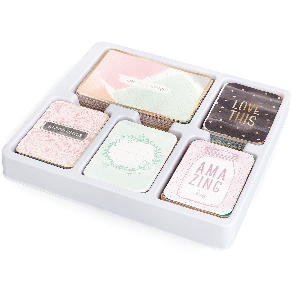 Project Life 380671 Kit Core Edition-Charming-Gold Foil (576 Pieces)