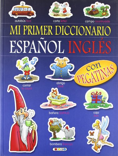Diccionario español-inglés (azul) (Mi primer diccionario de pegatinas)