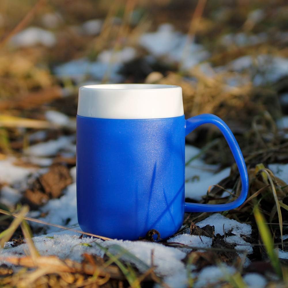 Ornamin Kubek termiczny 260 ml czerwony (model 206) / kubek termiczny, kubek do kawy z podwójnymi ściankami tworzywo sztuczne
