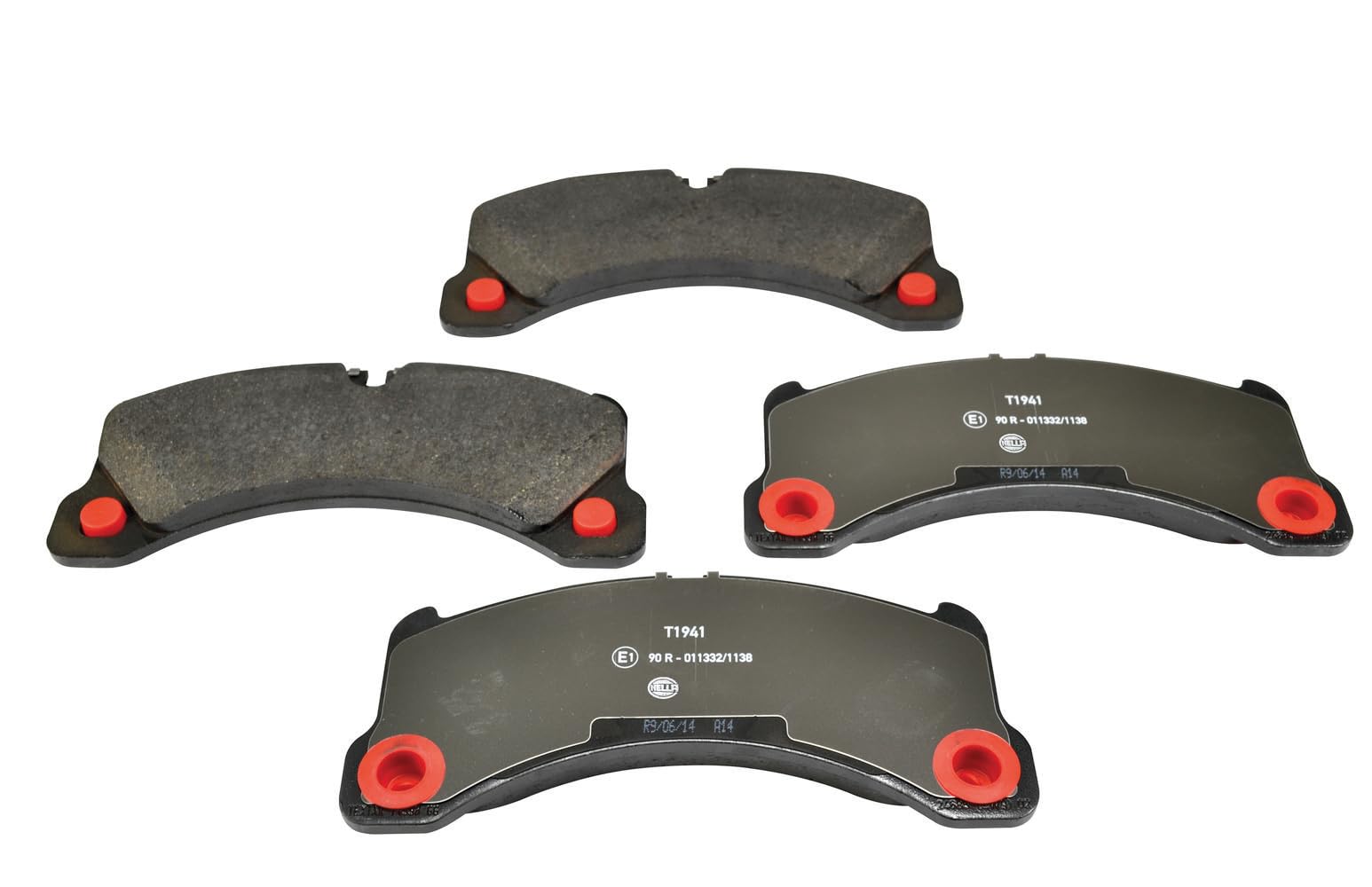 HELLA 8DB 355 015-131 Brake pad set - prepared for wear indicator - T1941 - for e.g. PORSCHE