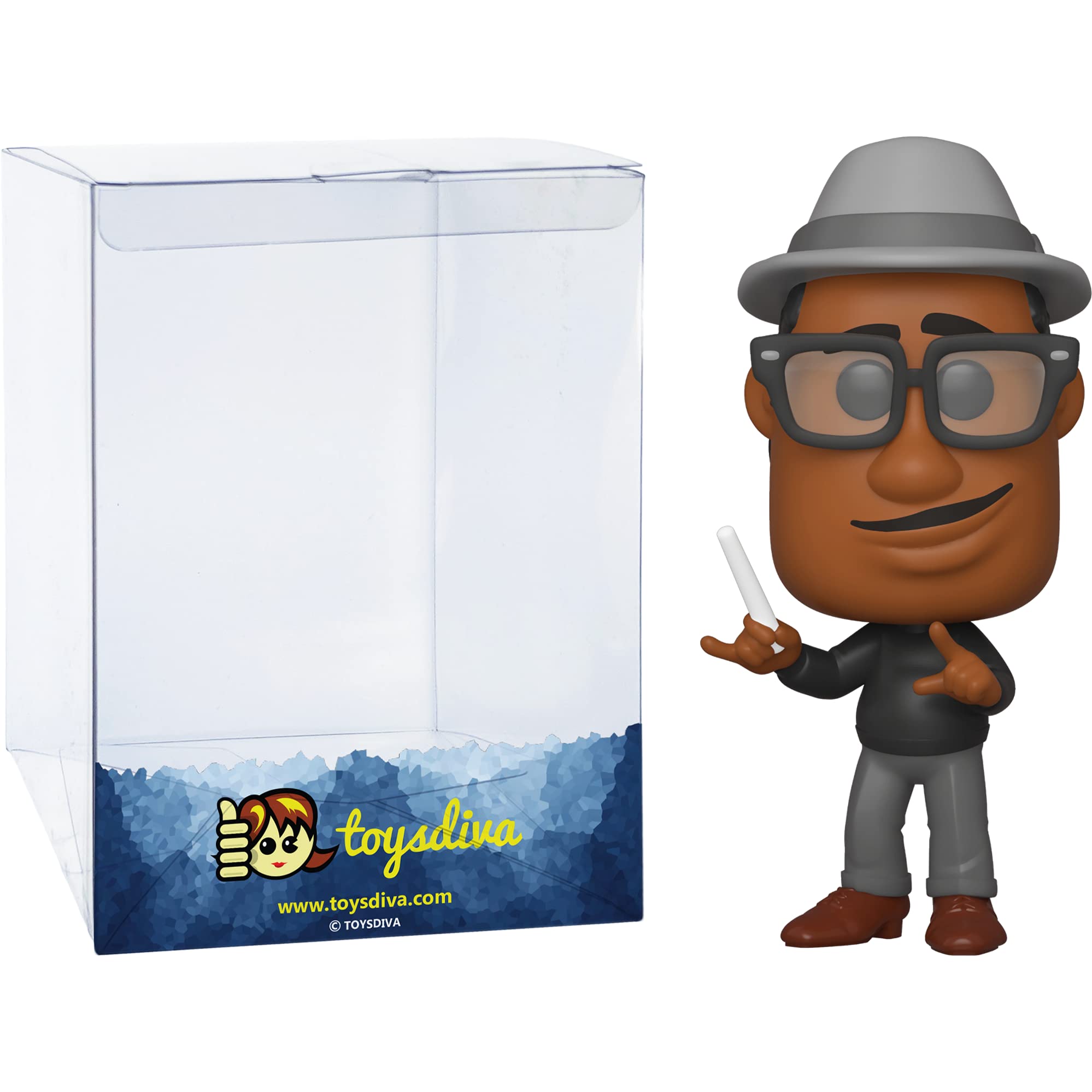 Joe Gardner: Fun ko P o p ! Vinyl Figurine Bundle with 1 Compatible 'ToysDiva' Graphic Protector (742 - 47950 - B)
