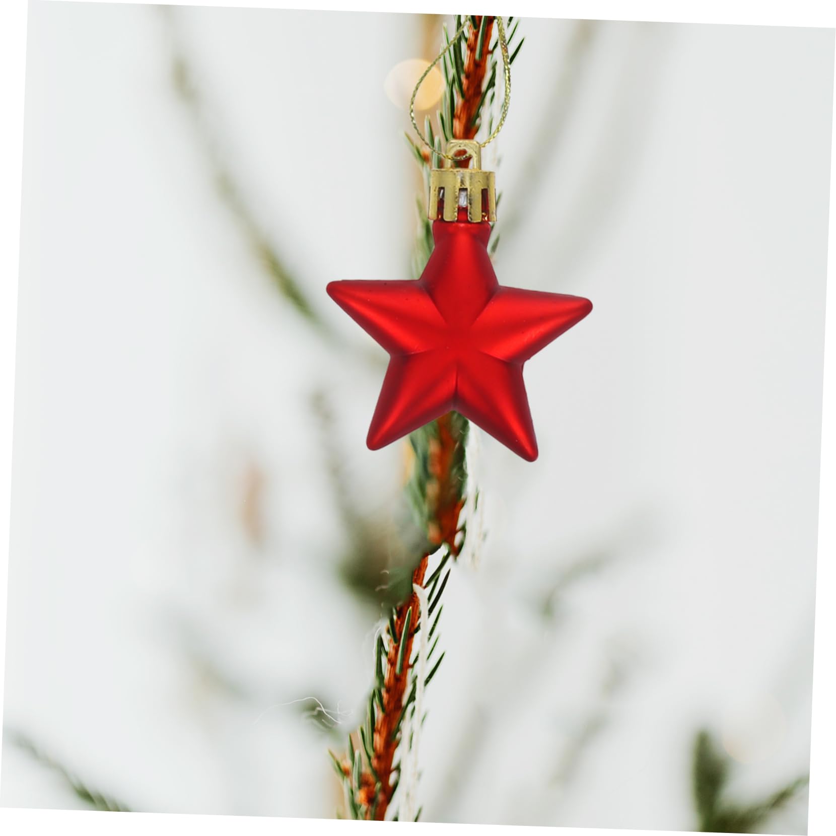MAGICLULU 5 Set Di Decorazioni Natalizie Leggere A Forma Di Stella Per Albero Di Natale Per Decorazioni Natalizie E Per Feste 12 Pezzi * 5