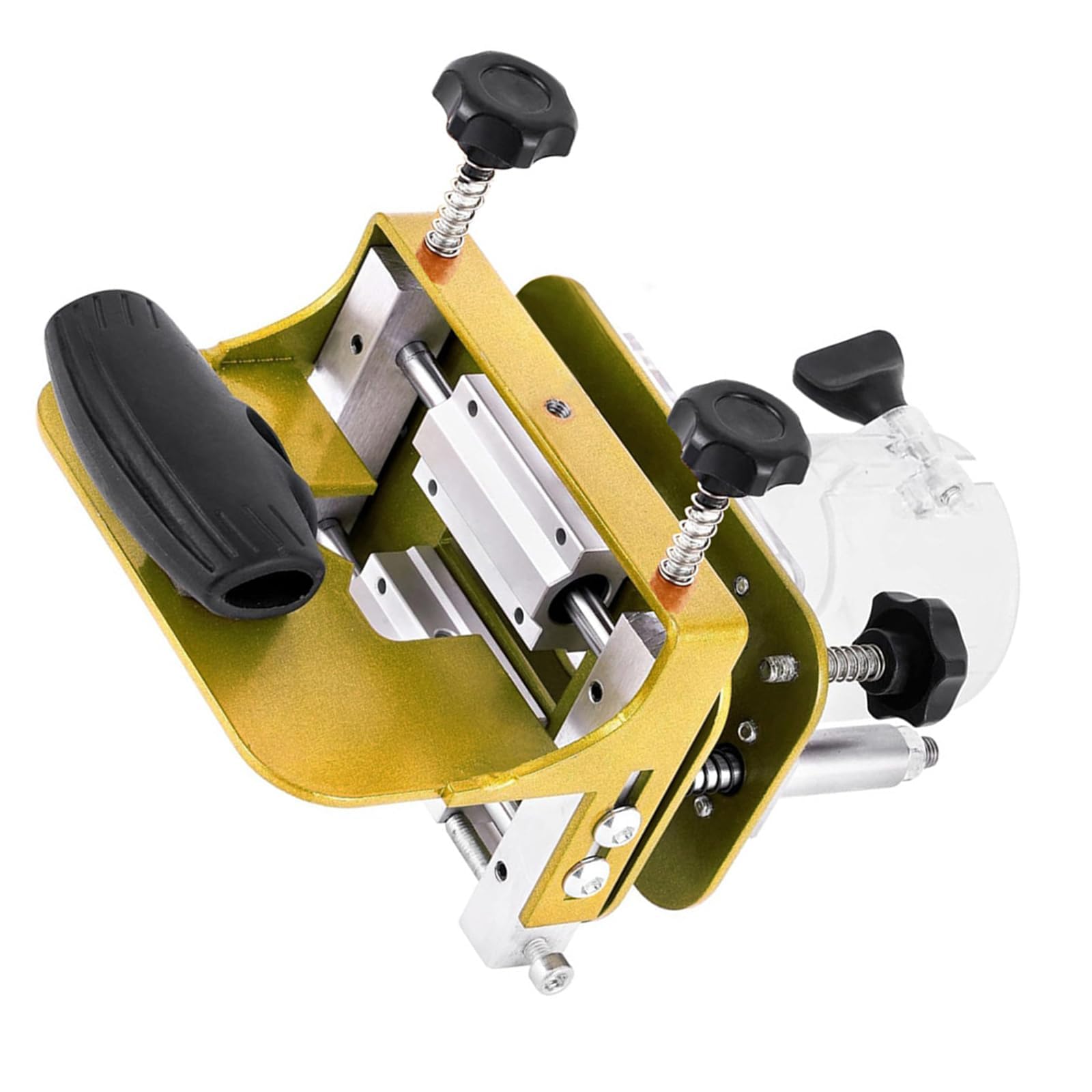 Mortasatrice 2 in 1 per la lavorazione del legno, staffa con binario di precisione e sistema di fissaggio invisibile per macchina da taglio, ideale per progetti fai da te e professionisti