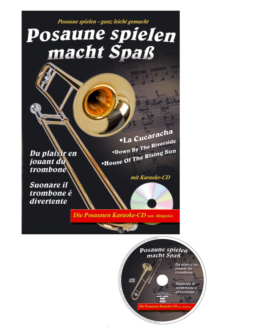 LIFTON - Trombón (tenor), incl. boquilla, maleta, y libro con CD