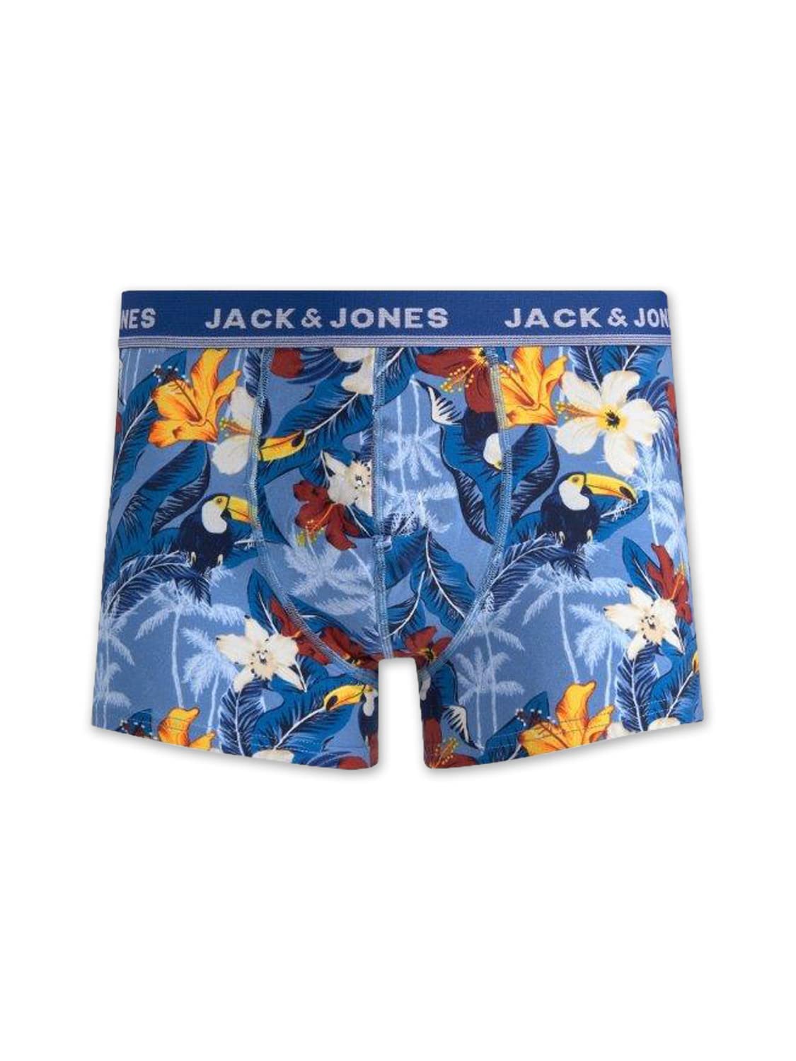 JACK & JONES Herren Unterhosen 5er Set Pack Männer Boxershorts Weiss schwarz blau grau Trunks 12204864
