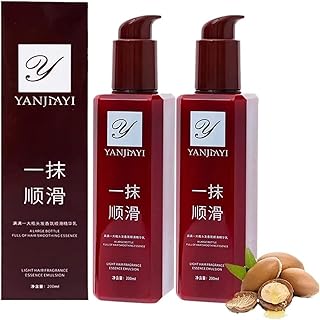 (Most Gifted) A Touch of Magic Hair Care, Hair Smoothing Leave-in Conditioner, 2023 Zelbuck 200ml Yanjiayi Hair Smoothing Leave-in Conditioner (2pcs)
