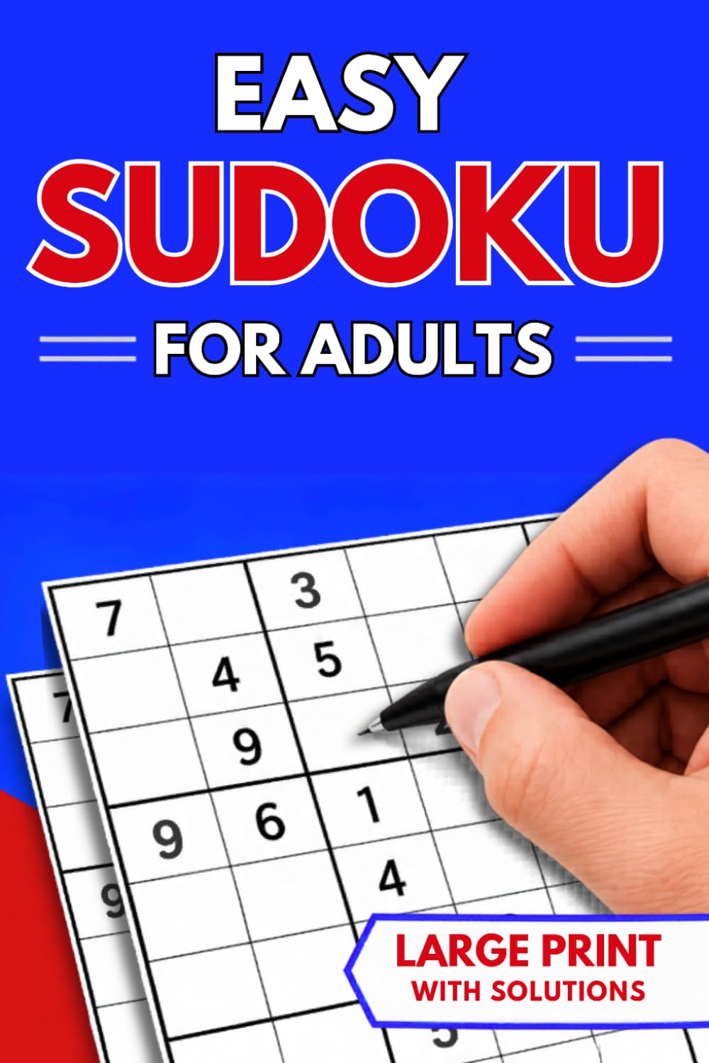 Easy Sudoku: Puzzle Book for Adults