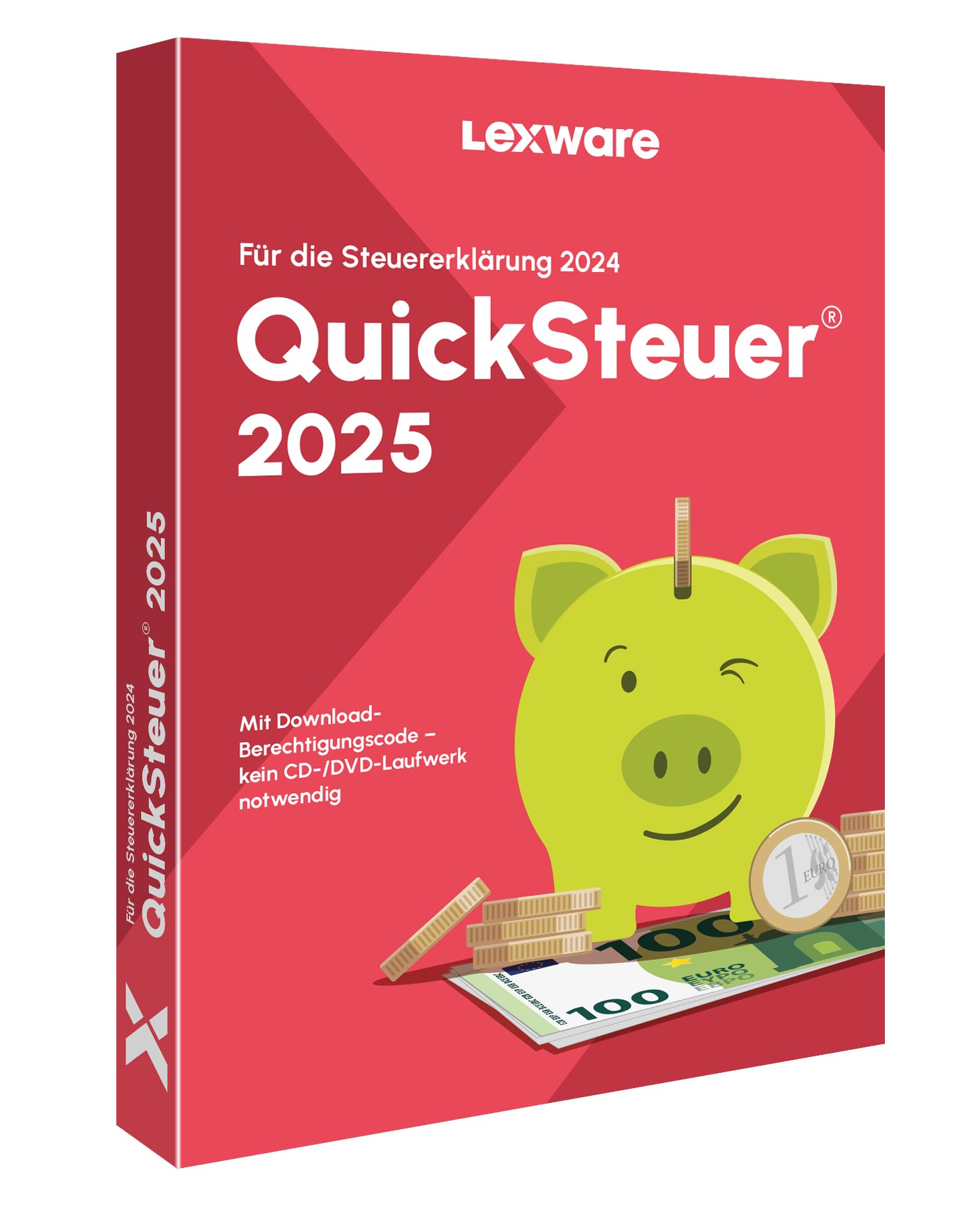 QuickSteuer 2025 (für Steuerjahr 2024) Minibox Private und gewerbliche Steuererklärung