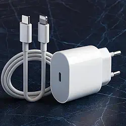 Kit Carregador Super Turbo Premium® Entrada Tipo C + Cabo Compatível com Todos Dispositivos iPhone X Xr SE 11 12 13 14 Premium IOS Android Galaxy, Tablets, Notebooks, Tablets Carga Ultra Rápido