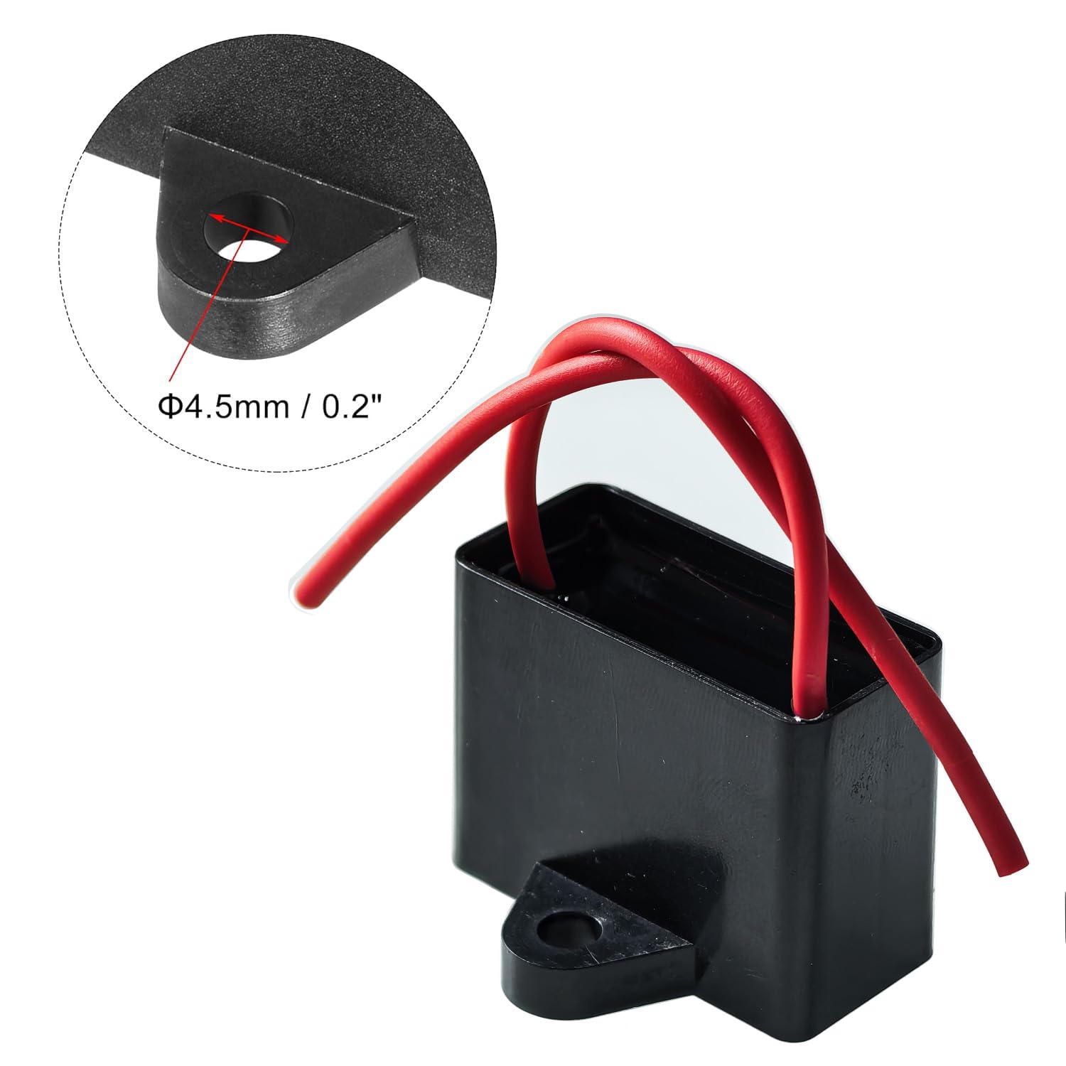 GTIWUNG 6 sztuk 1.2uF 450V AC CBB61 Kondensator Wentylator sufitowy 50/60 Hz, kondensatory rozruchowe 2 przewody wentylatora, kondensator roboczy silnika