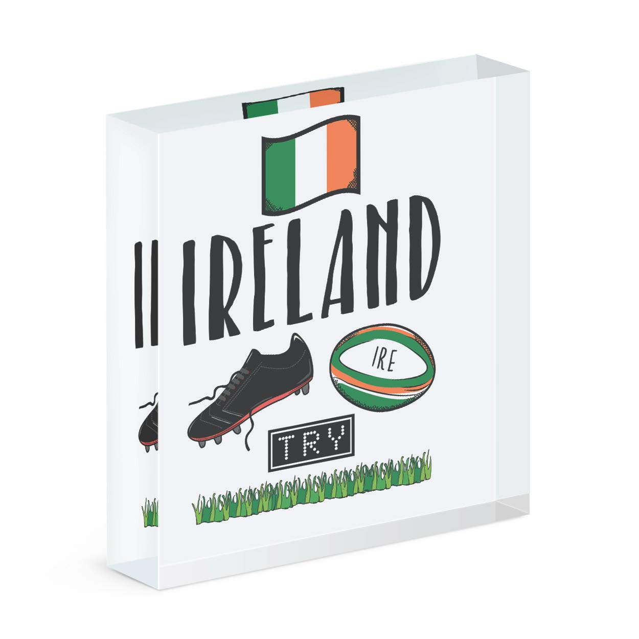 Cadre photo rugby Irlande Gift Base idée cadeau originale pour fan de sport
