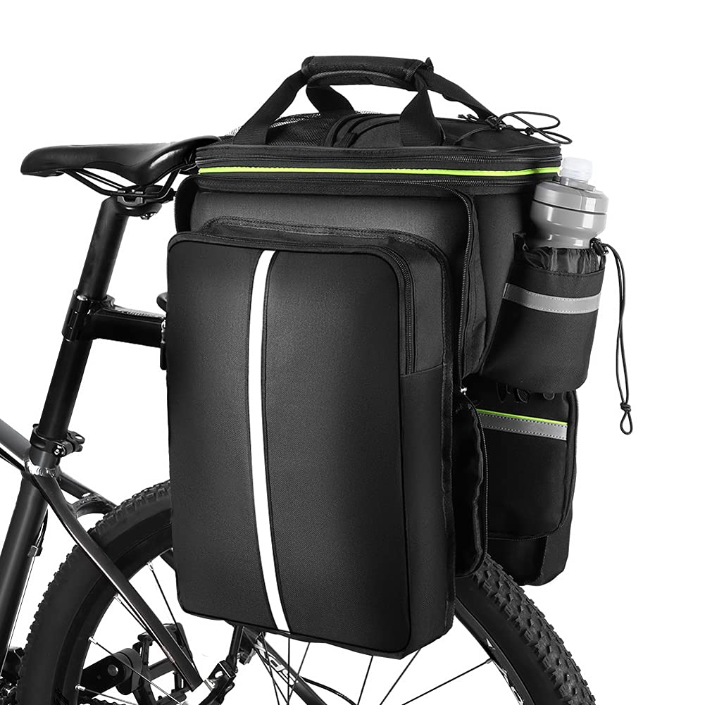 Lixada Borsa Posteriore per Bici 20-35L Resistente allo Strappo Impermeabile Custodia per Sedile Posteriore per Bicicletta capacità di Regolazione per MTB Bici da Strada