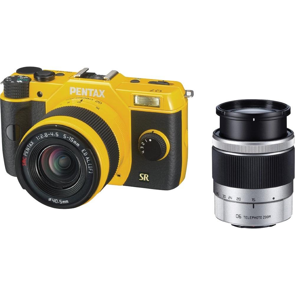 PENTAX Q7 イエロー Amazon Canada: Pentax Q7 12.4MP Compact System Camera with 02