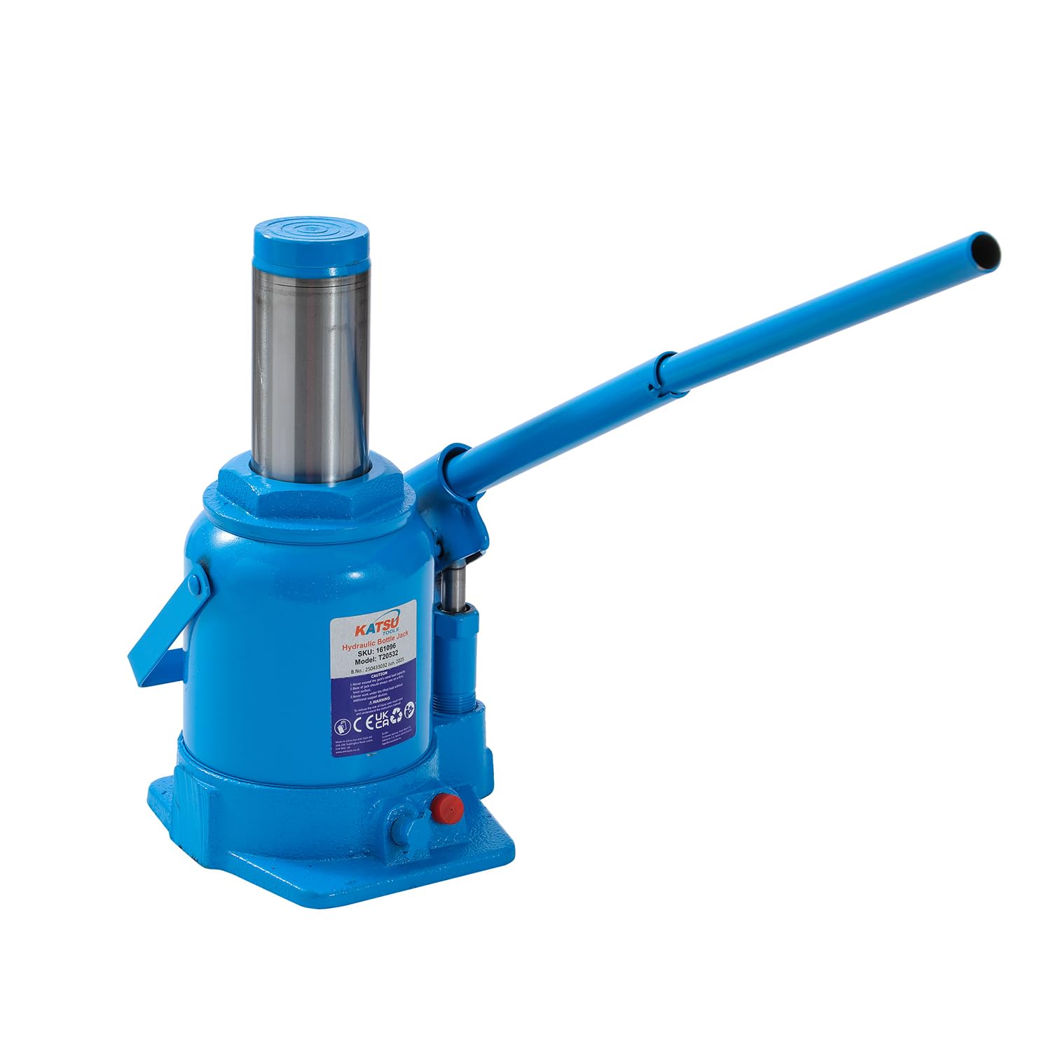 KATSU Tools Gato hidráulico Botella Perfil bajo Compacto 32 T – Elevador Pesado para reparación y Mantenimiento de vehículos