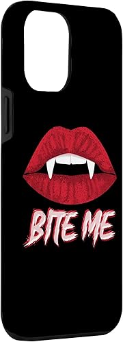 Miniatura 3 de iPhone 12 Pro Max Bite Me Vampire Fangs DIY Halloween para aspirantes Drácula Case
