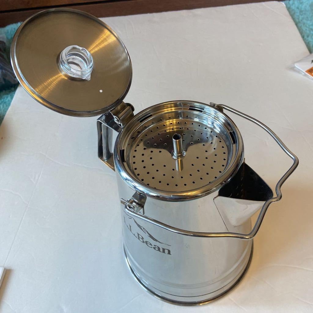 ノーブランド品 LL BEAMS Percolator, 14 CUPS, Stainless Steel
