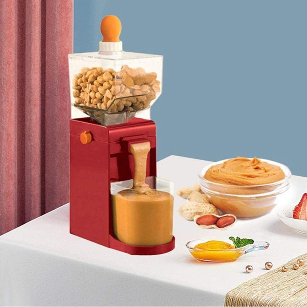 Moulin à noix et machine à beurre d'arachide – Permet la personnalisation avec des édulcorants ou des épices pour amandes, noix de cajou, noisettes, noix (réglementations européennes)