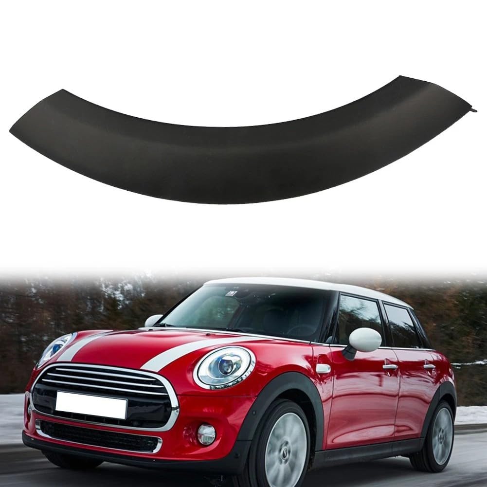 Moldura de plástico para arco de rueda delantera izquierda y trasera izquierda para MINI Cooper R50 R52 R53 R56 compatible con 2002-2008 (delantero izquierdo)