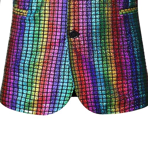 Mens Slim Fit 2 Piece Two Button Notched Lapel Solid Suit Jacket Pants Set Tuxedo for Prom, Suits for Men, Complete Outfits4